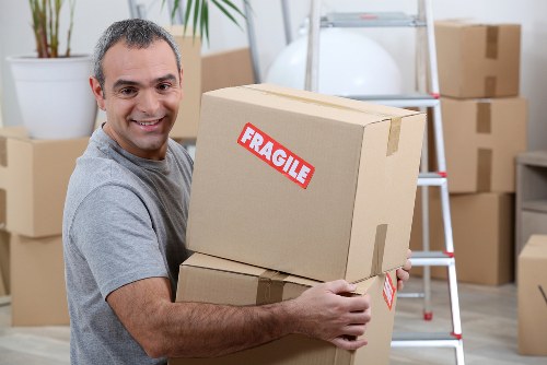 Room-by-room unpacking support for a home or office move in Finsbury