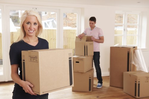 Commercial movers planning an office relocation in Finsbury