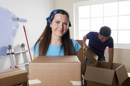 Careful wrapping of fragile items as part of local packing services in Finsbury